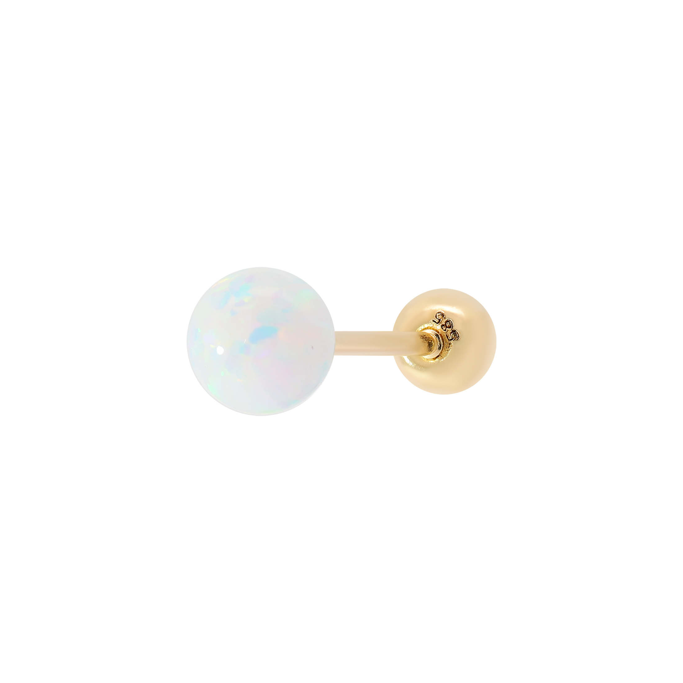 Aurora Tragus Helix Cartilage & Conch Ear Piercing - 14K Solid Gold