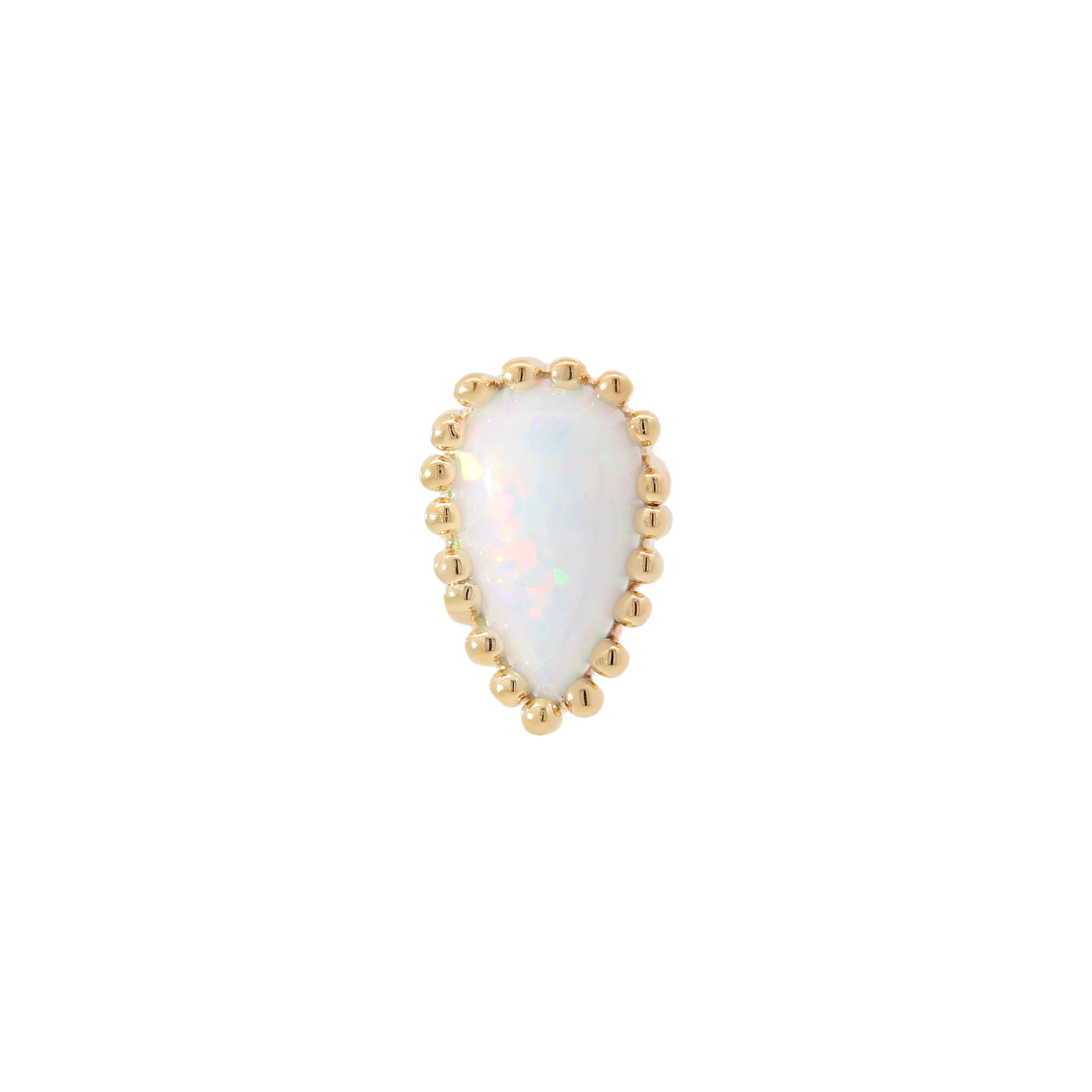 Penelope Opal Helix Tragus Cartilage & Conch Ear Piercing 2 - Gold