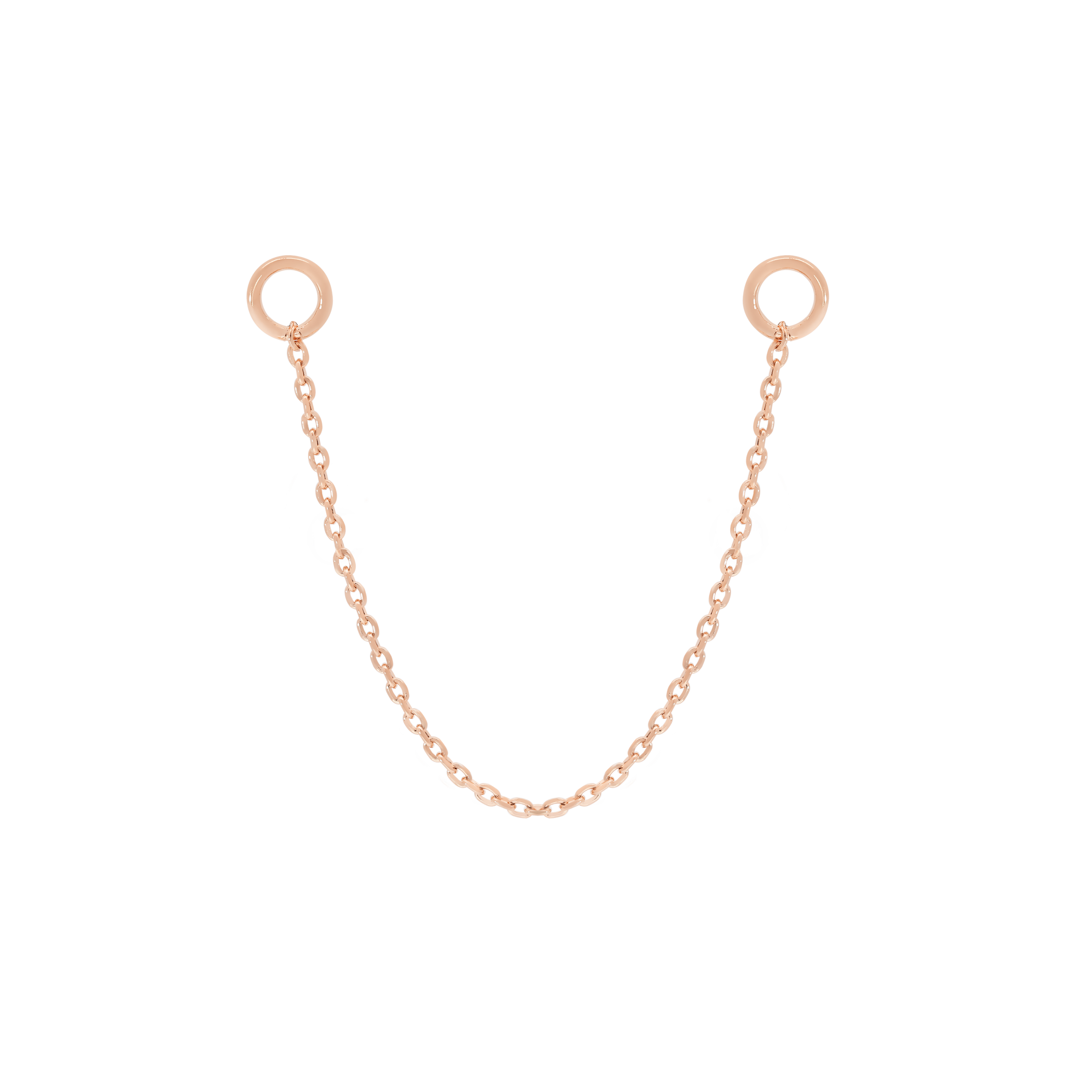 Bound Earring Chain 45mm - Rose Gold