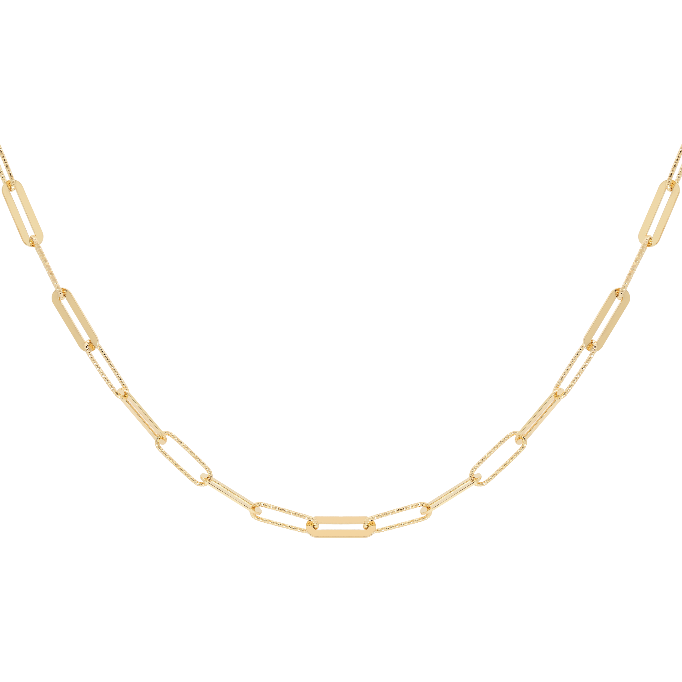 Chance Link Chain Necklace - Gold