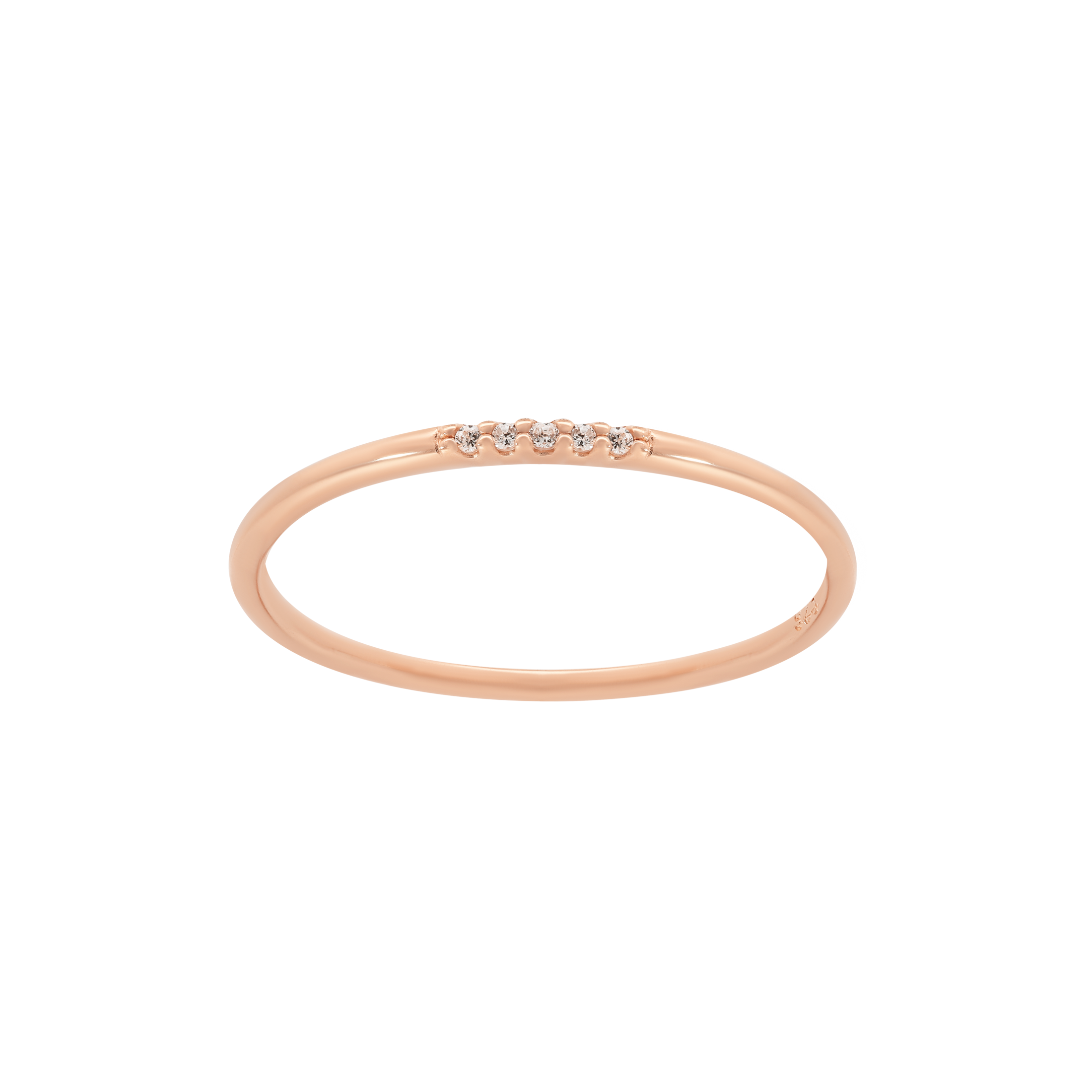 Absolute Gemstone Array Fine Ring - Rose Gold