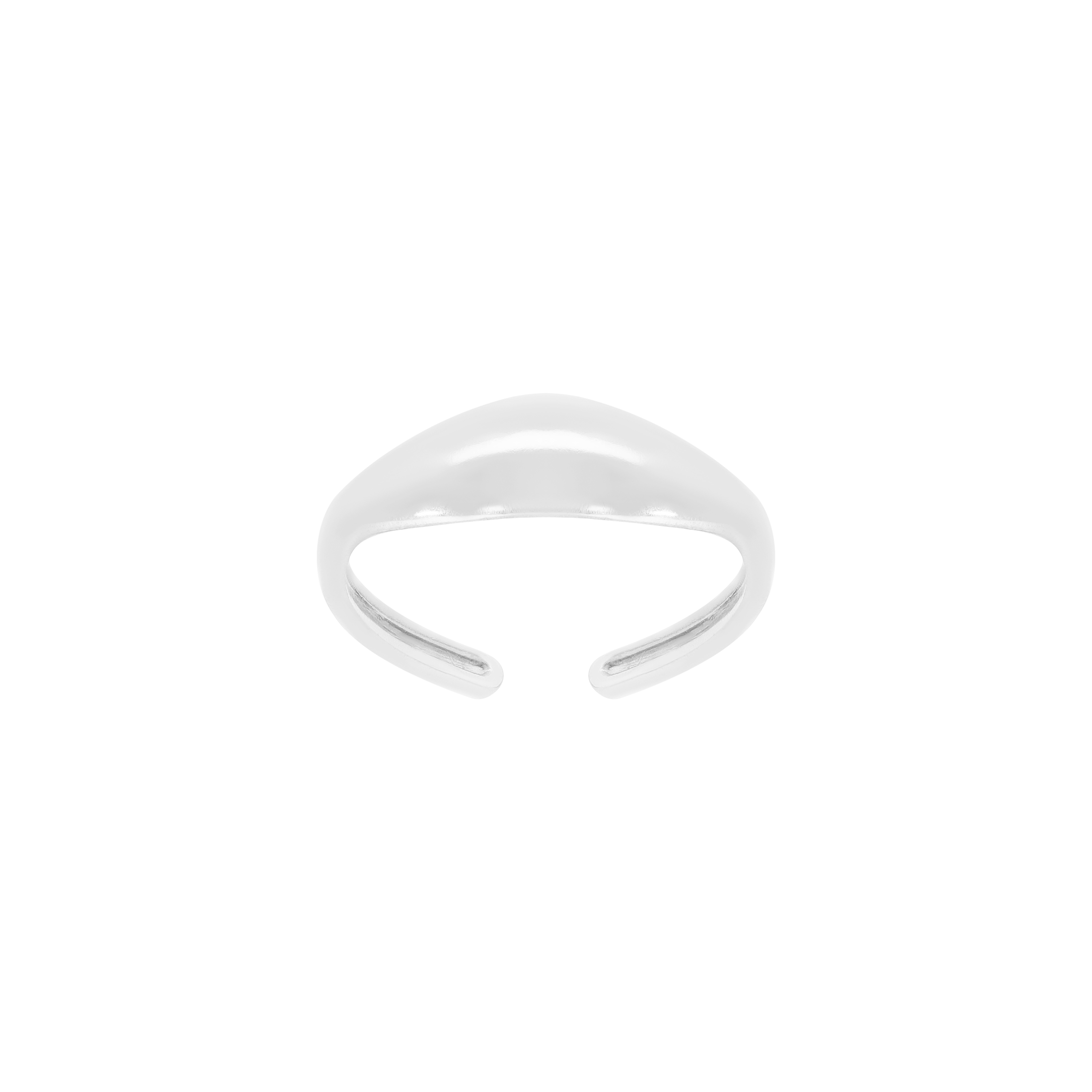 Alto Signet Engravable Ring - Silver