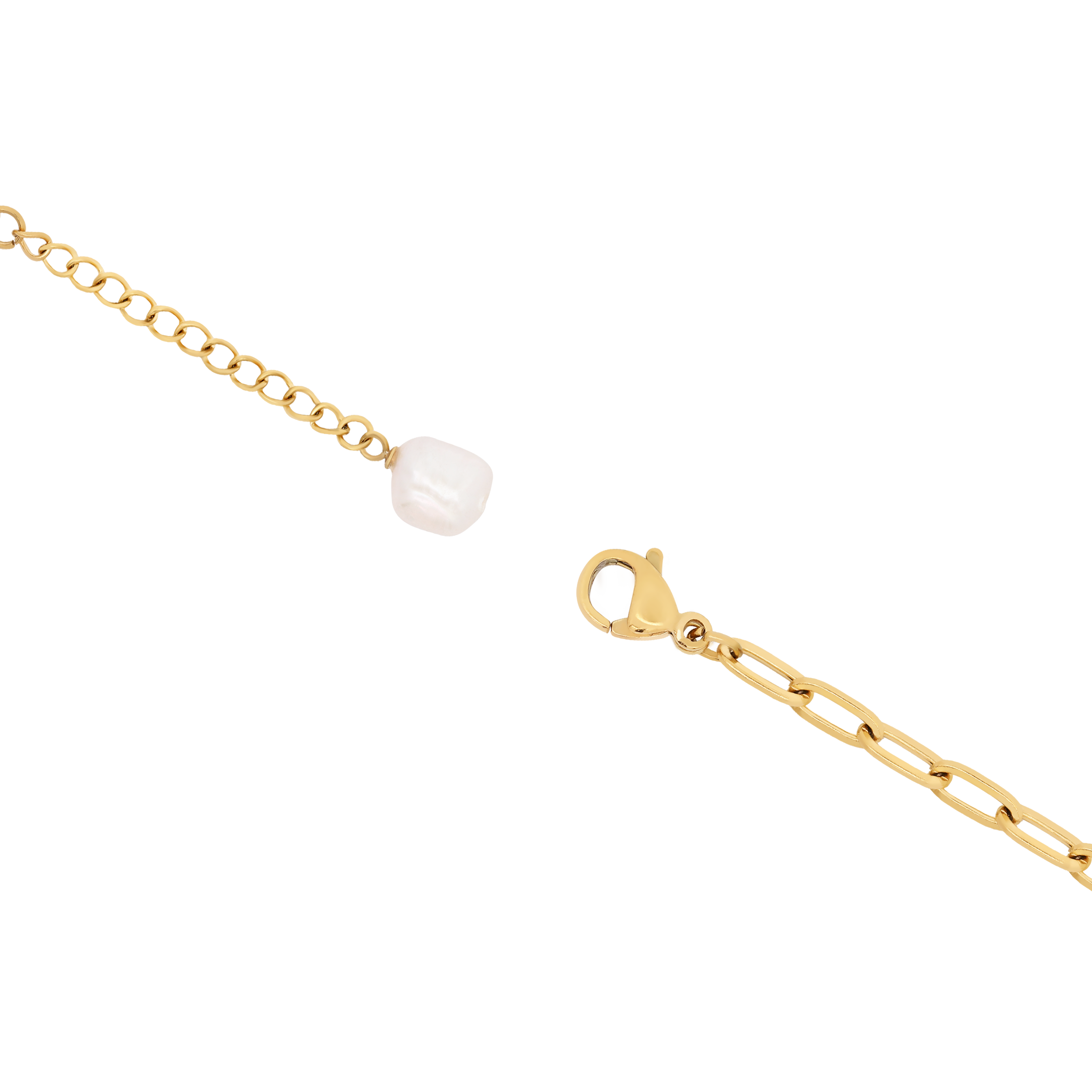 Cassidy Freshwater Pearl Bracelet Clasp - Gold