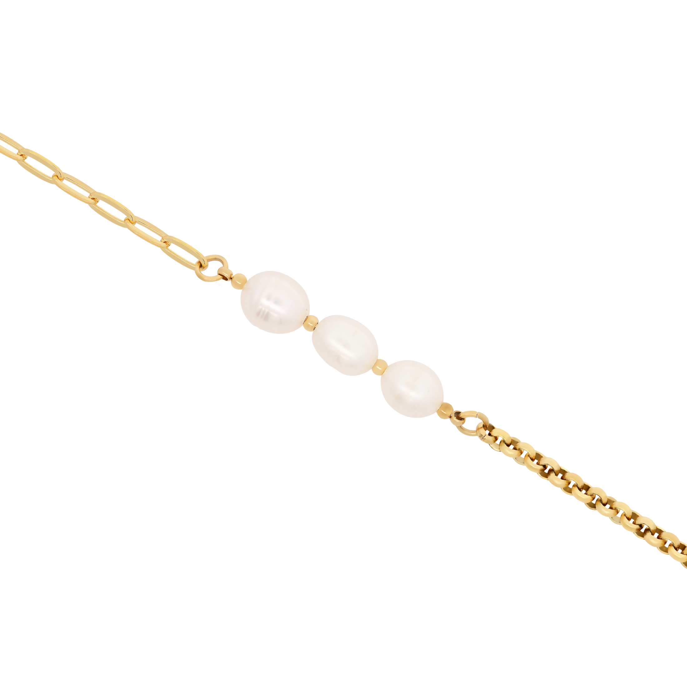 Cassidy Freshwater Pearl Bracelet - Gold