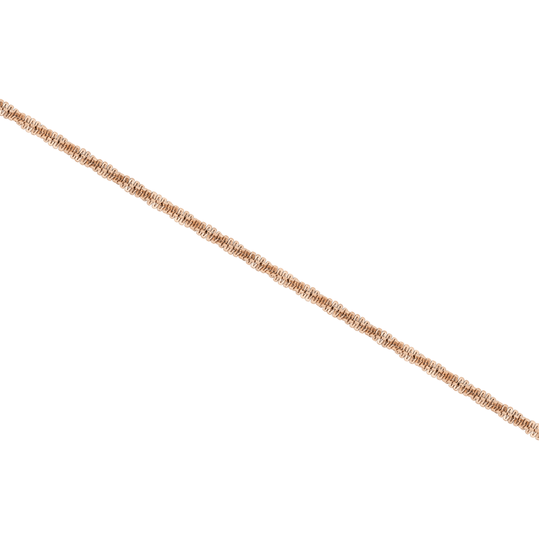 Sabrina Criss Cross Chain Bracelet - Rose Gold