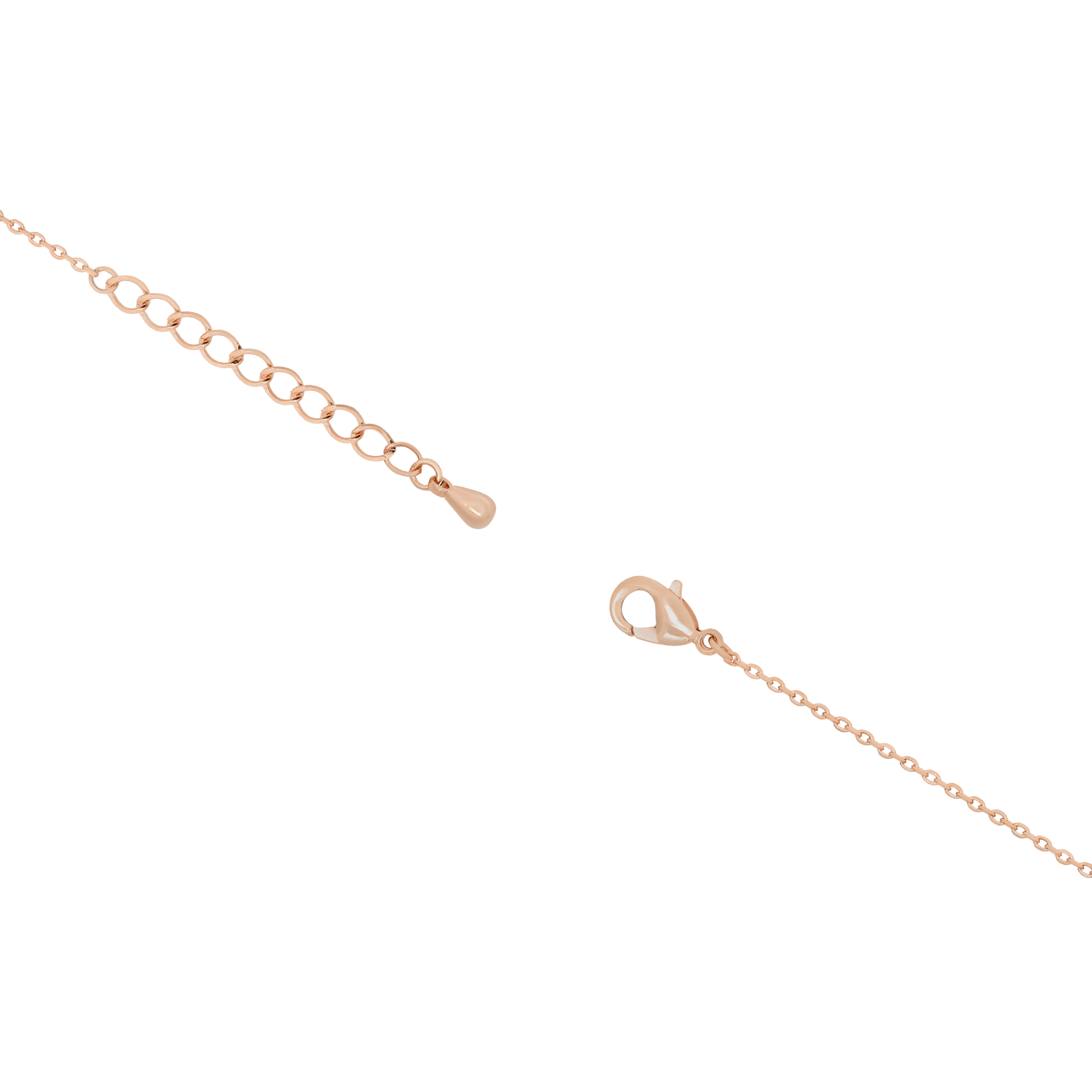 Nectar Butterfly & Flower Gemstone Bracelet Clasp - Rose Gold